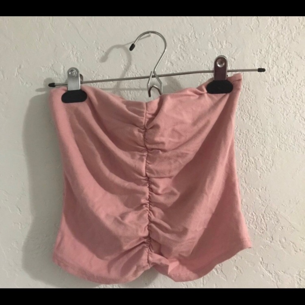 Pink tube top